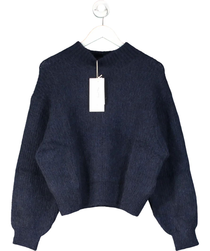 American Vintage Vintage Super Soft Navy Blue East Italian Yarn Jumper UK M