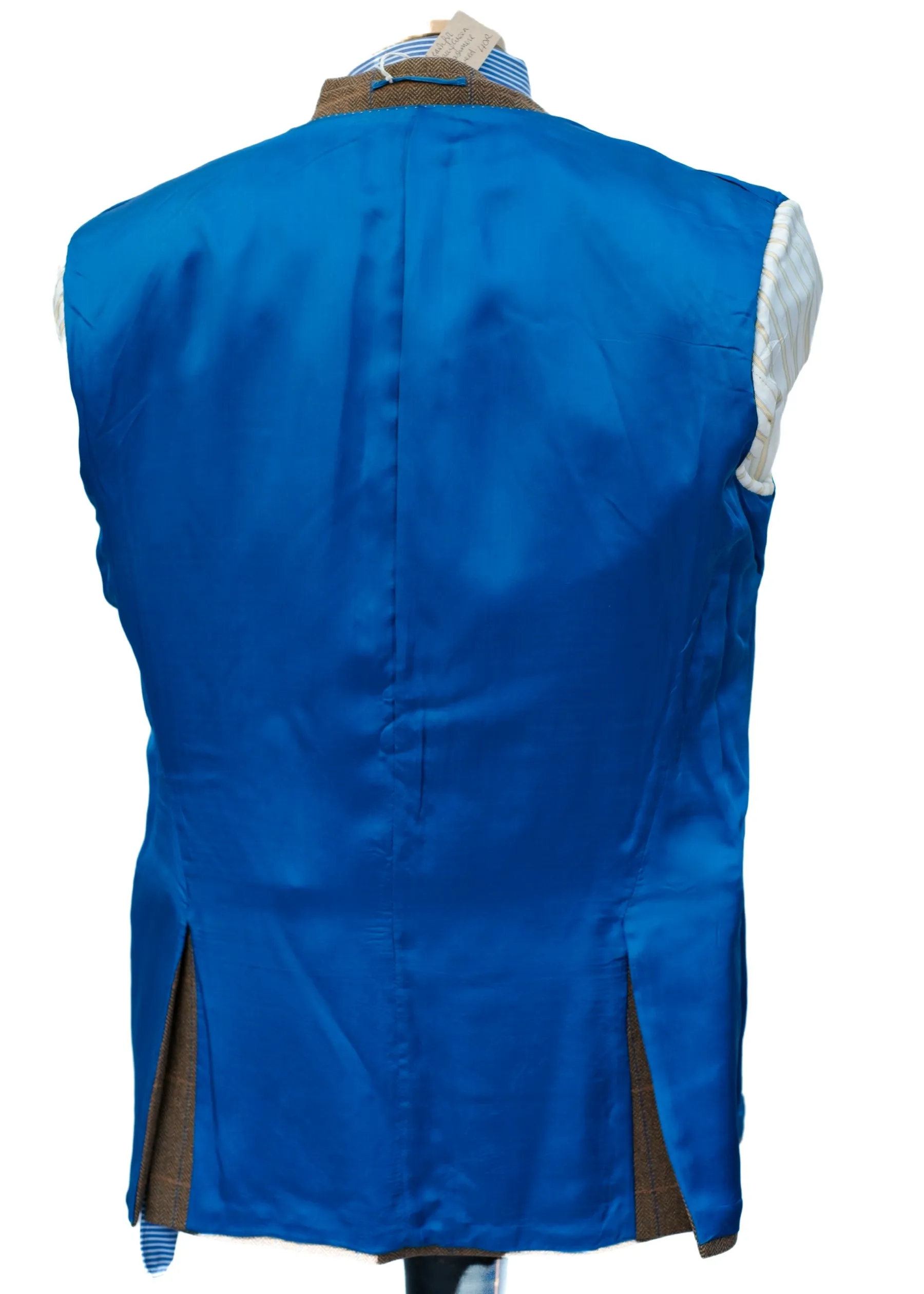 Brown Cashmere Hacking Jacket • Racing Green • 40R
