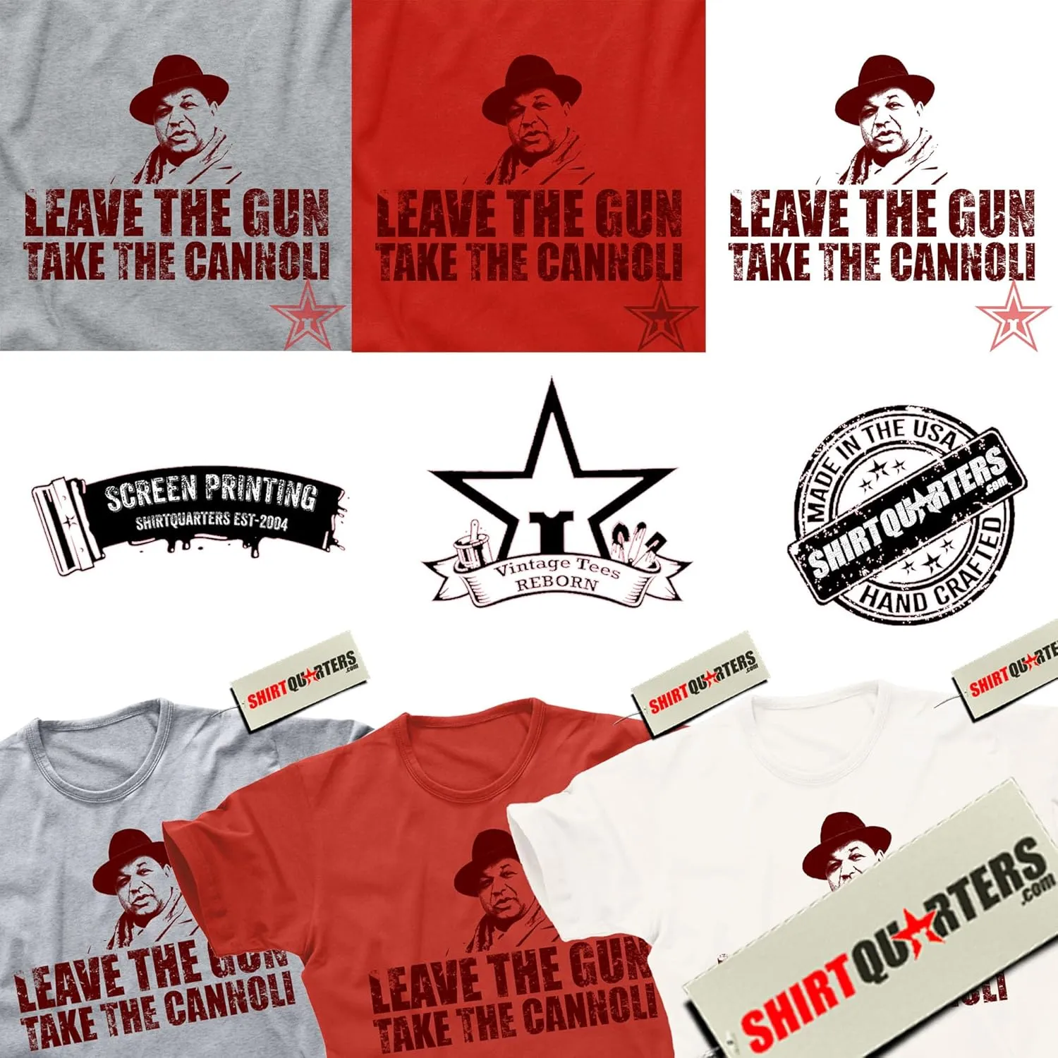 Classic 70s Crime Movie Quote Shirt  Italian Family-Inspired Cult Cinema Tee (XXL, Family Red)