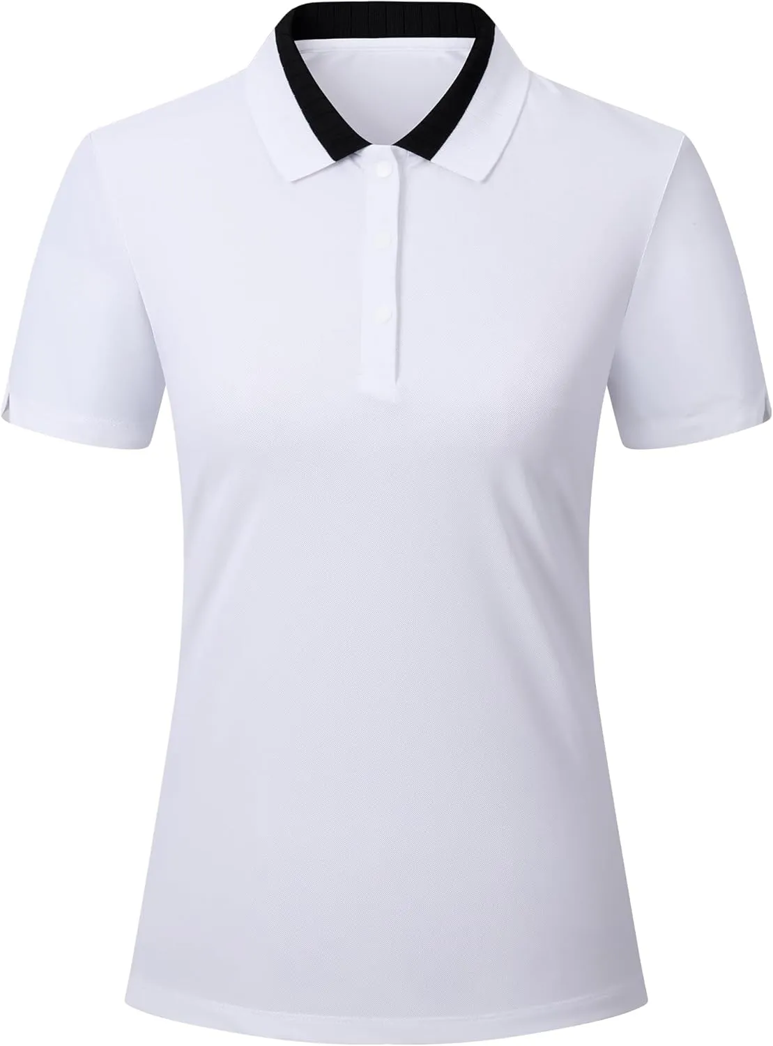 Esabel.C Women's Golf Polo Shirts Moisture Wicking Short Sleeve Polo Shirts Collared Quick Dry for Tennis & Golf