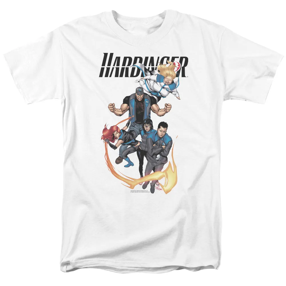 Harbinger Vertical Team Mens T Shirt White