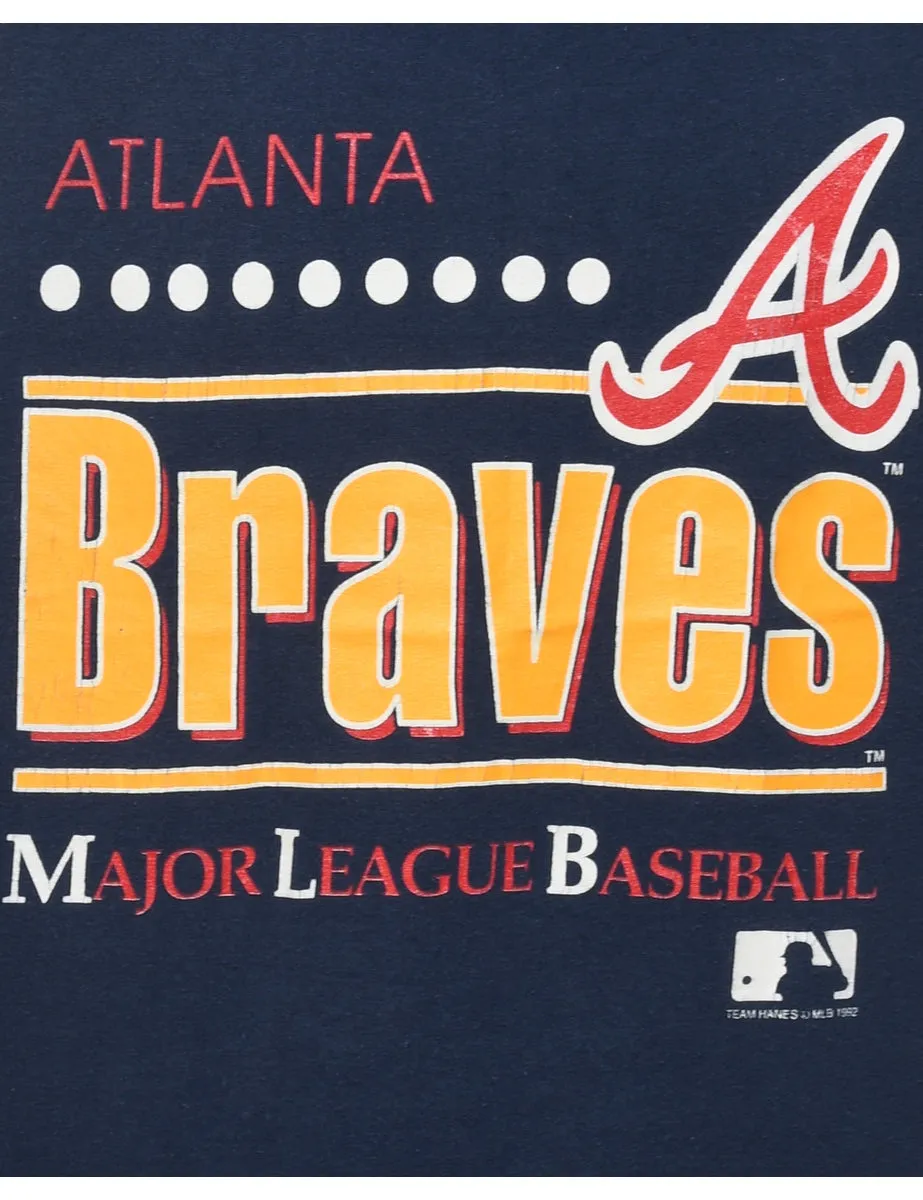 MLB Atlanta Braves Navy, Red & White Sports Vest - XXL
