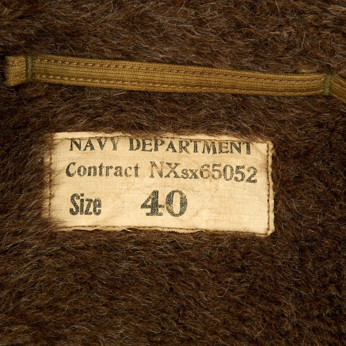 Original U.S. WWII N-1 Navy Deck Jacket - Size 40
