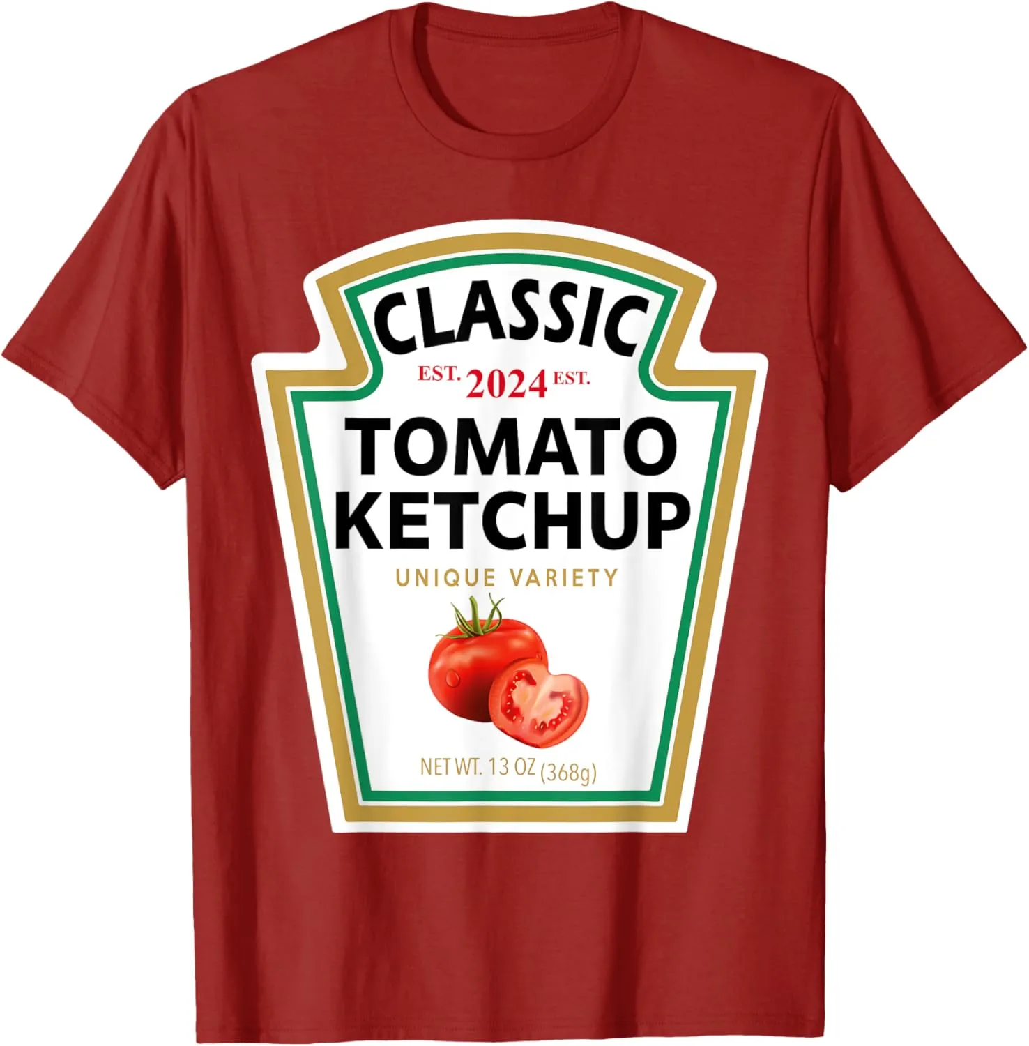Red Ketchup DIY Halloween Costume Matching Group Ketchup T-Shirt