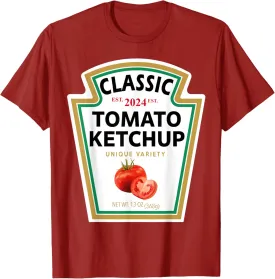 Red Ketchup DIY Halloween Costume Matching Group Ketchup T-Shirt