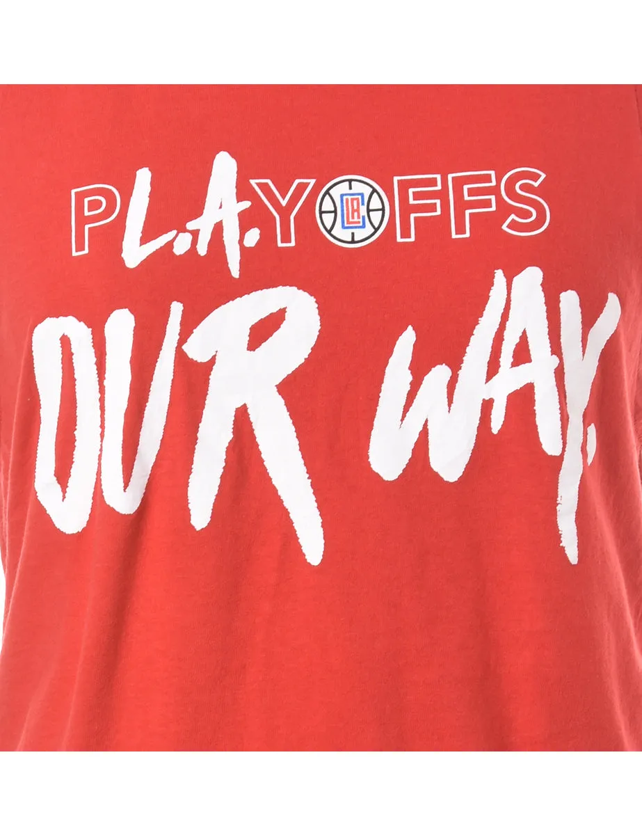 Reworked Polly Cropped Sports T Vest - M