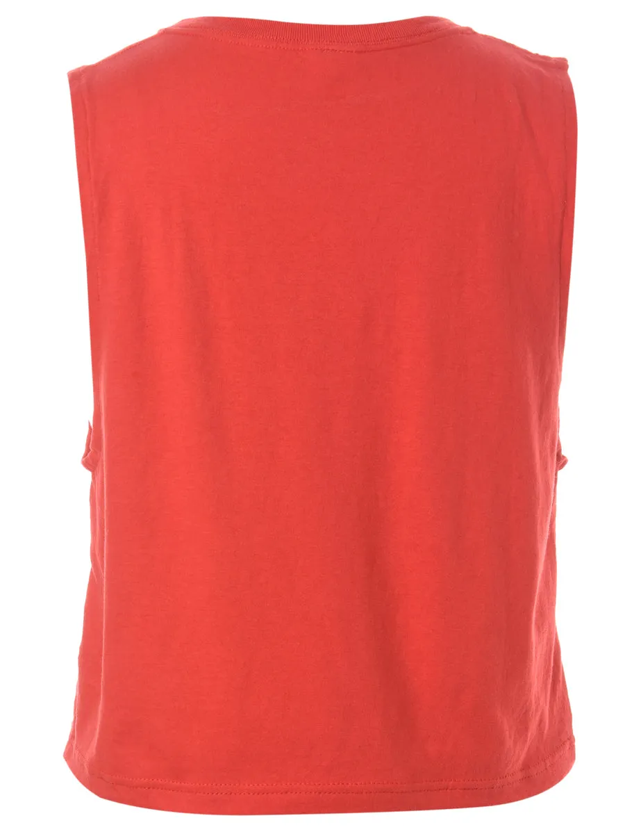 Reworked Polly Cropped Sports T Vest - M