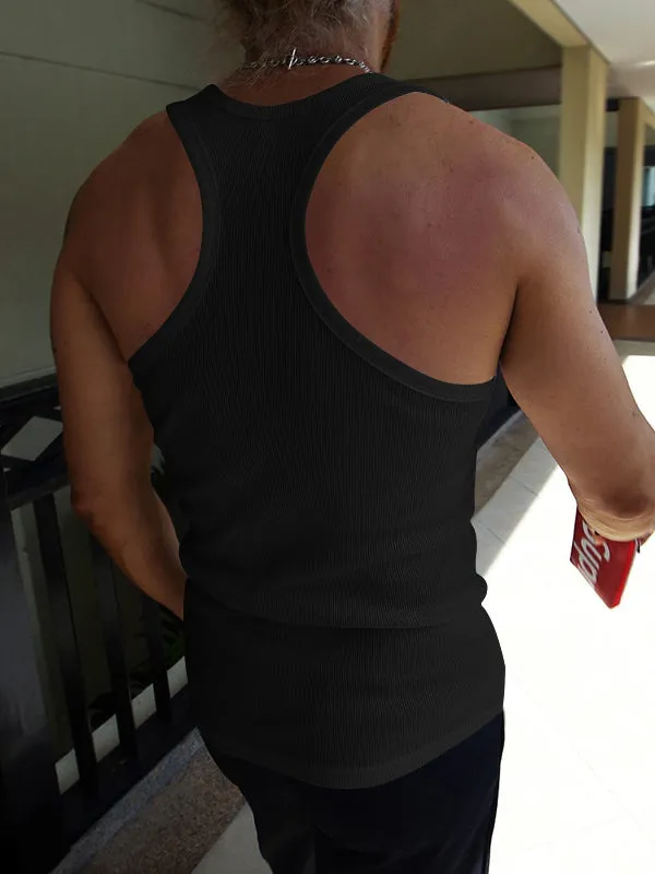 Slim Fit Casual Sports Thread Vest