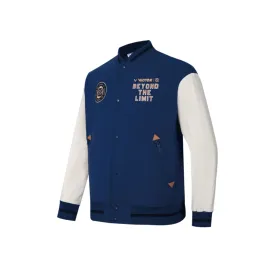 Victor X LZJ J-4508LZJ-B Unisex Varsity Jacket [Iron Blue]