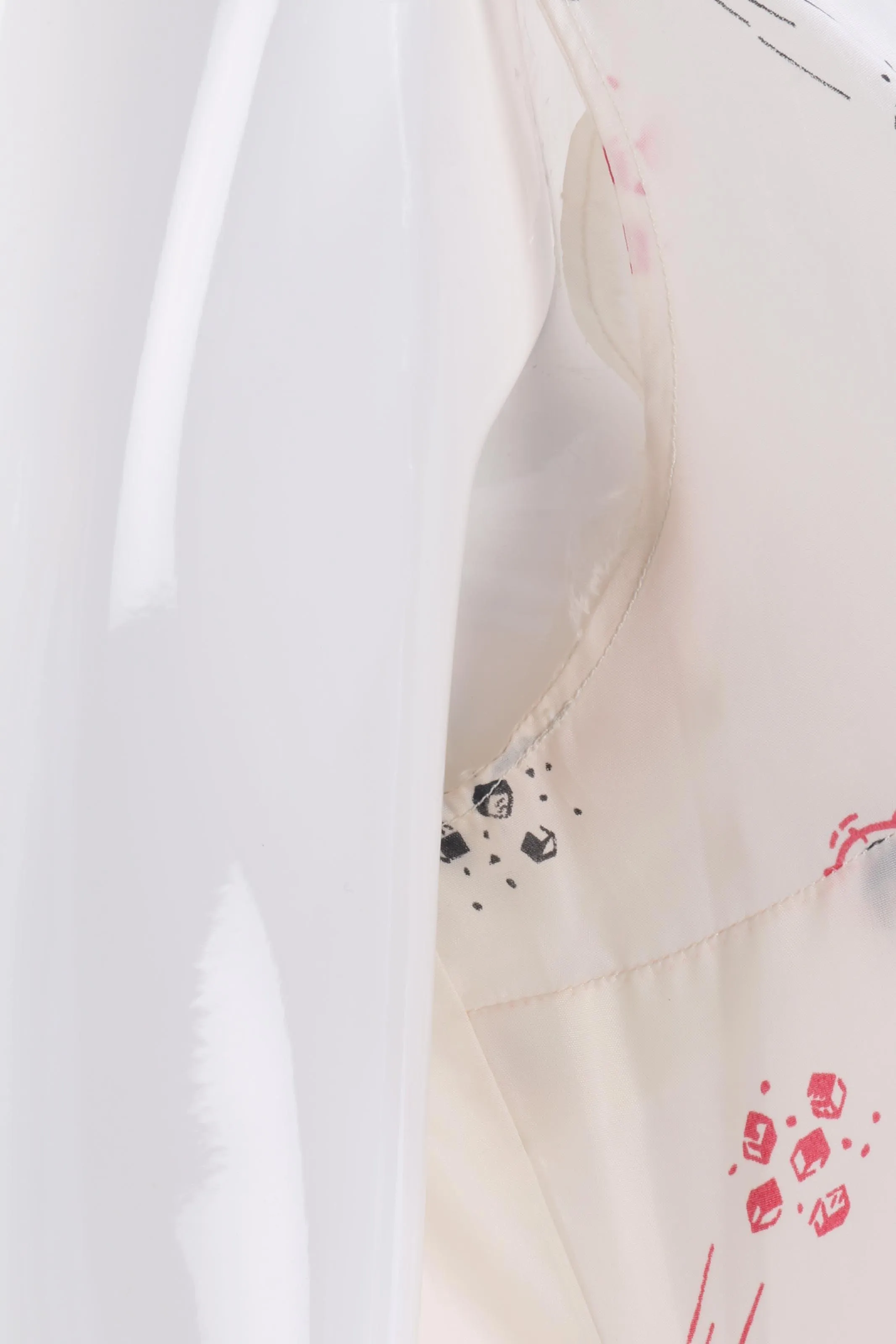 Vintage cream floral dress, size S/M