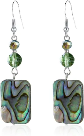 Vintage Dangle Drop Earrings Abalone Shell Beach Earrings for Women Jewelry Birthday Gifts