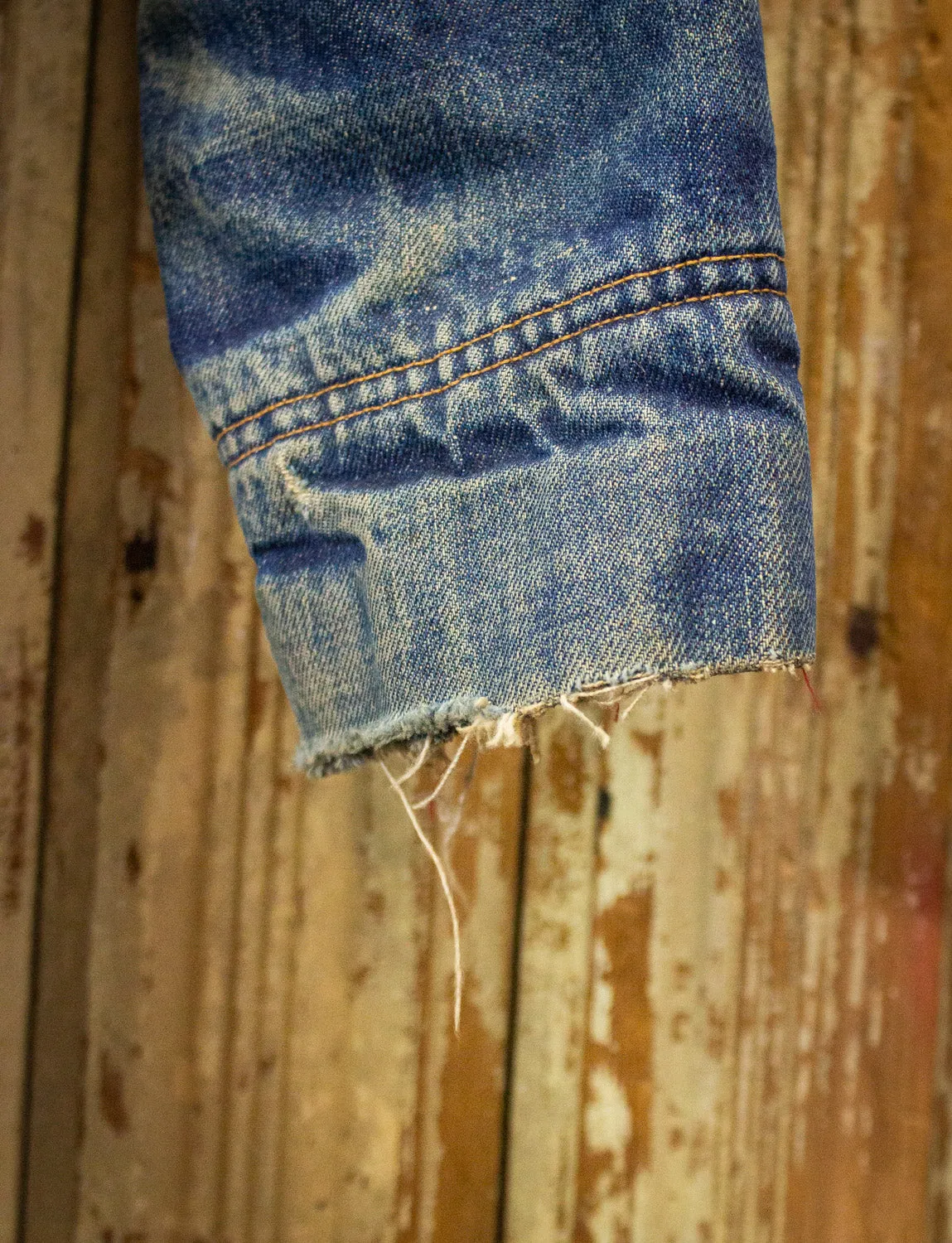 Vintage Denim and Corduroy Lined Jacket 70s Large