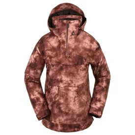Volcom Women's Fern Insulated Gore-tex Pullover Jacket 2024 Pink Salt Wash