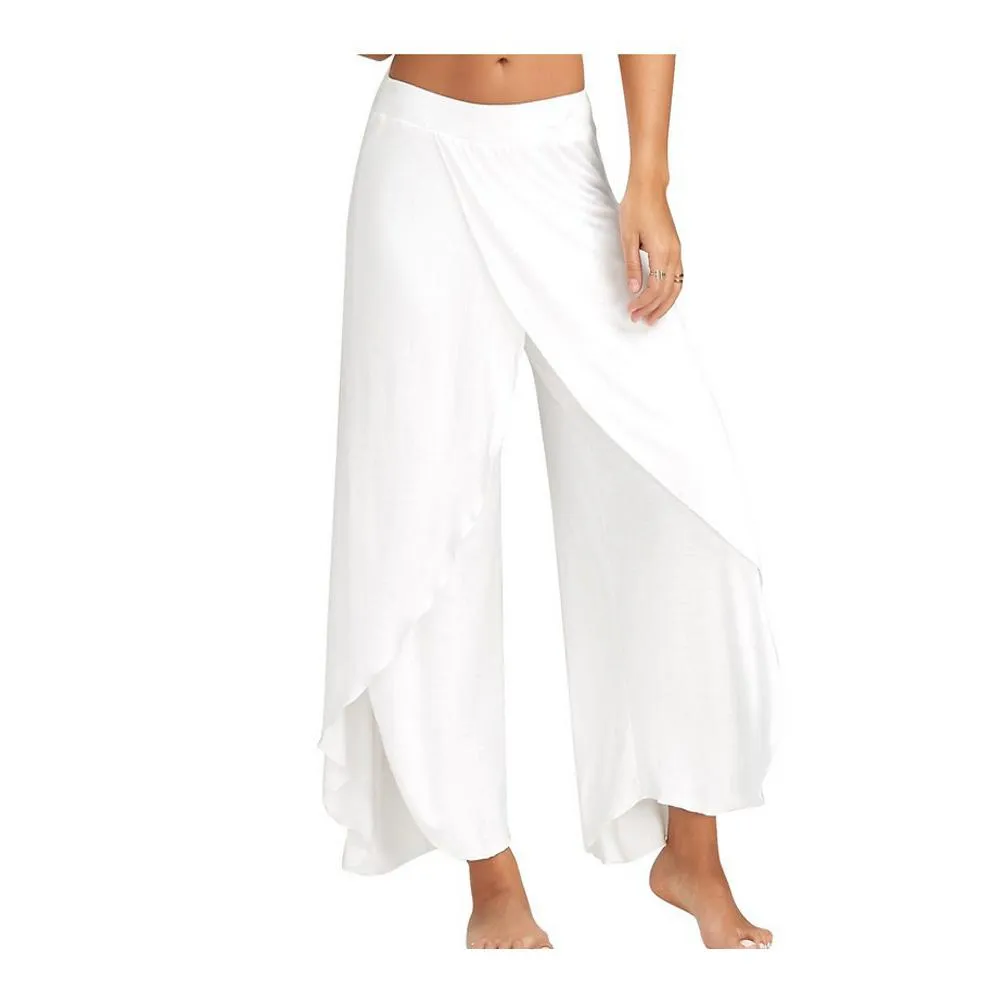 Yoga Wide Leg Loose Strap Low Waist Pants