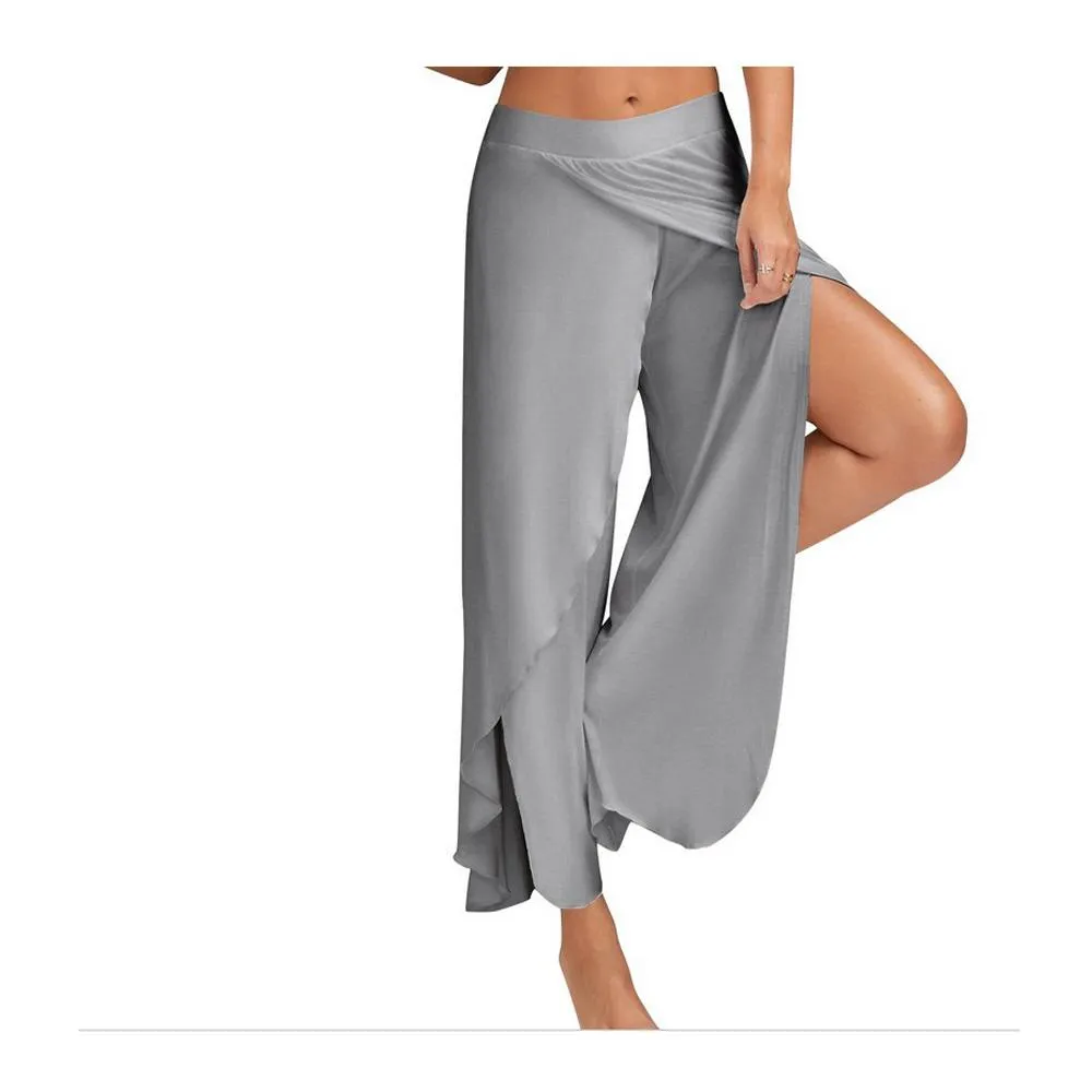 Yoga Wide Leg Loose Strap Low Waist Pants
