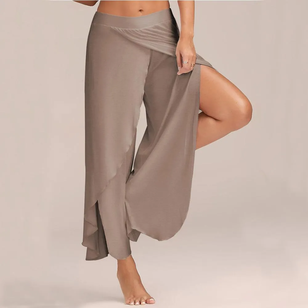 Yoga Wide Leg Loose Strap Low Waist Pants